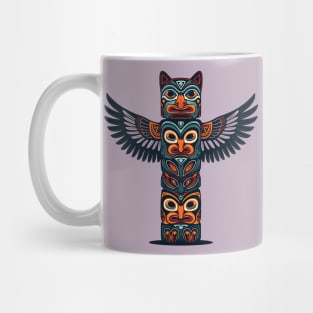 Totem Pole Spirit – Indigenous Art Canada Mug